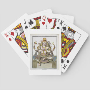 Baraja De Cartas Un aspecto de Shiva, del 'viaje Indes aux. y de un