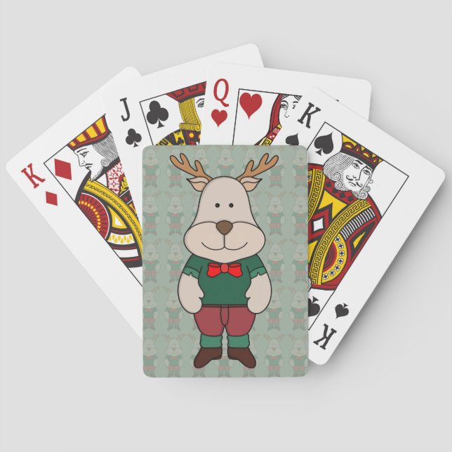 Baraja De Cartas Un bonito ciervo (Reverso)