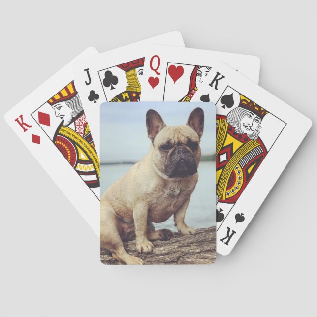 Baraja De Cartas Un Bulldog francés (Reverso)