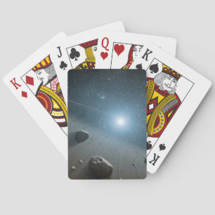 Baraja De Cartas Un Cinturón De Asteroides Alrededor De La Luminosa