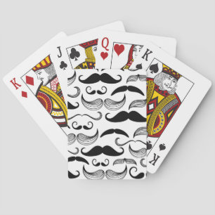 Baraja De Cartas Un club de caballeros. Patrón de bigote 2