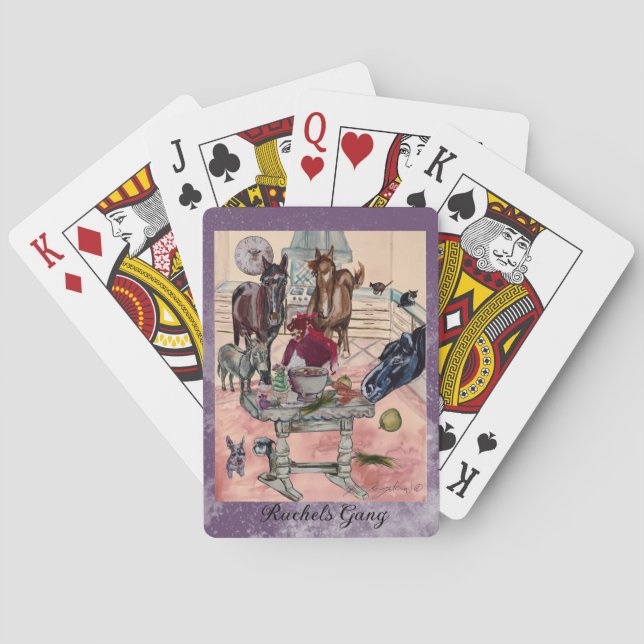 Baraja De Cartas Un diario de sitios de mascotas (Reverso)