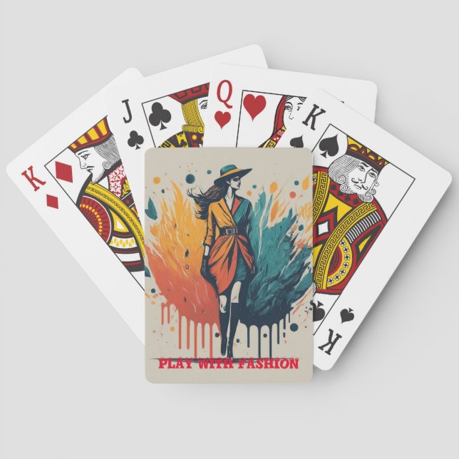 Baraja De Cartas Un giro de moda (Reverso)