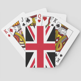Baraja De Cartas Un Jack negro y rojo