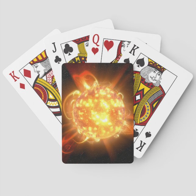 Baraja De Cartas Un joven enano rojo (Reverso)