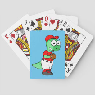 Baraja De Cartas Un lanzador de béisbol paquicefalosaurio.