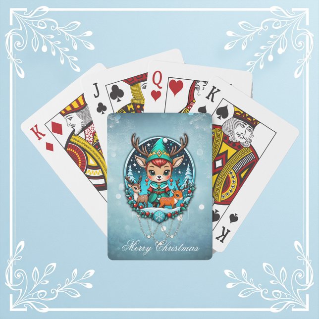 Baraja De Cartas Un mono reno al estilo personalizado (Subido por el creador)