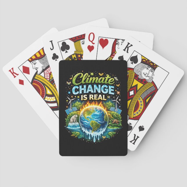 Baraja De Cartas Un mundo que se calienta (Reverso)