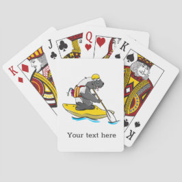Baraja De Cartas Un pesebre en un kayak