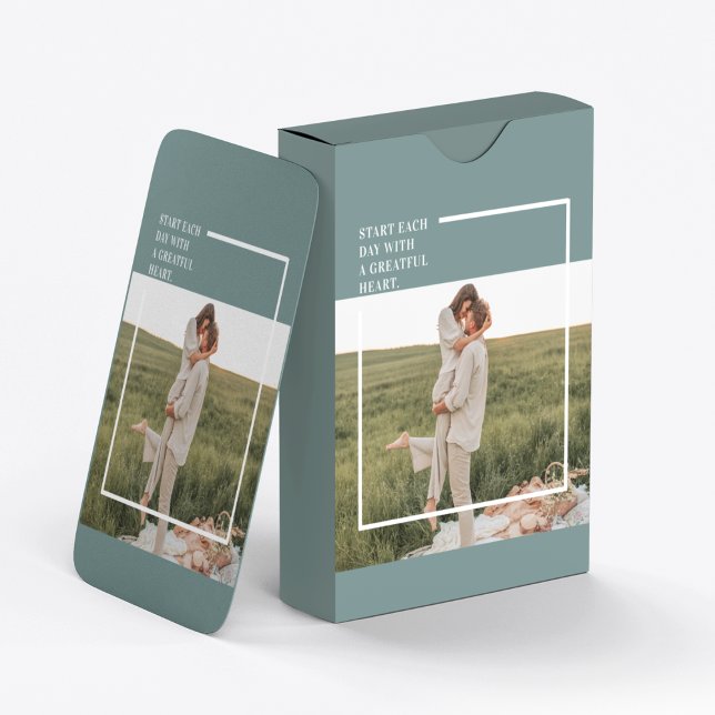 Baraja De Cartas Un regalo encantador para la familia verde fotográ (Subido por el creador)