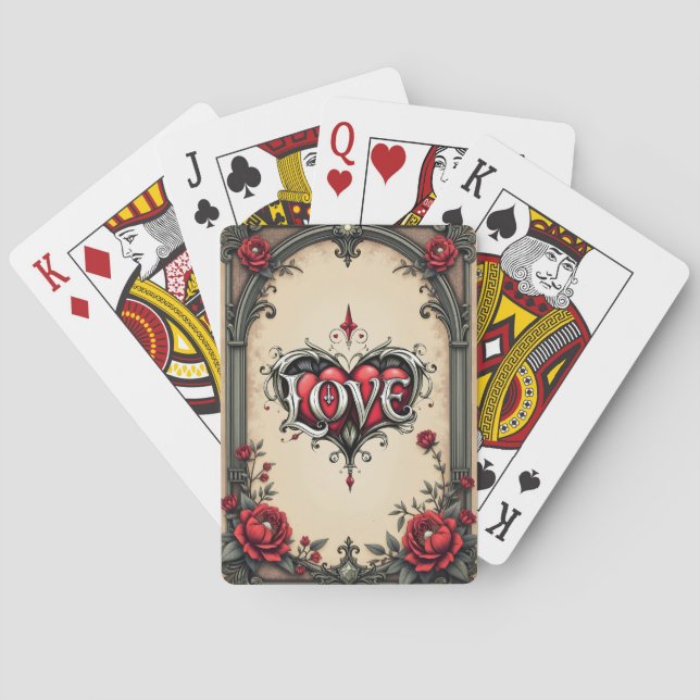 Baraja De Cartas Un romance gótico. Un estilo gótico ornamentado (Reverso)