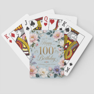 Baraja De Cartas Un siglo de gracia floreciendo