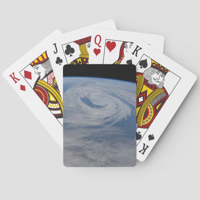 Baraja De Cartas Un Sistema De Baja Presión Mediano-Atlántica. (Reverso)