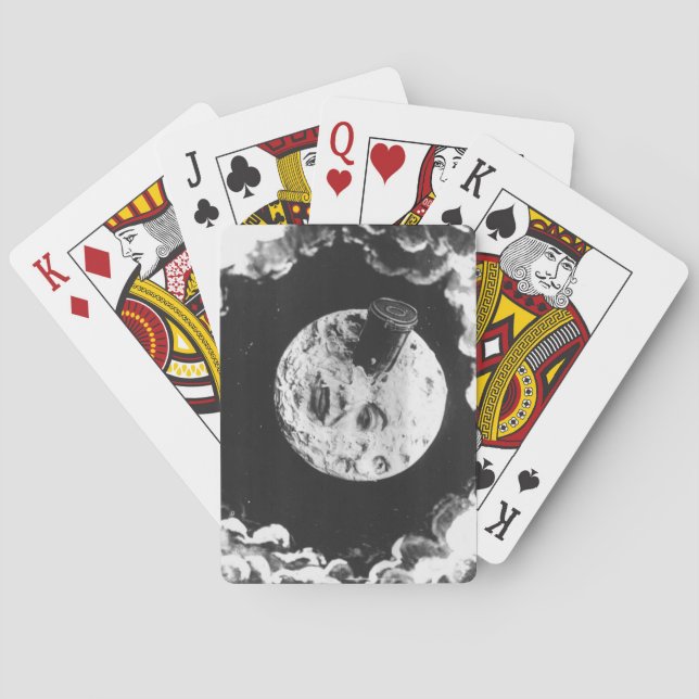 Baraja De Cartas Un viaje a la luna (Reverso)