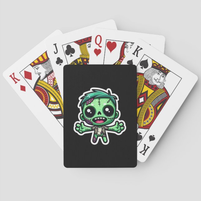 Baraja De Cartas Un zombi divertido (Reverso)