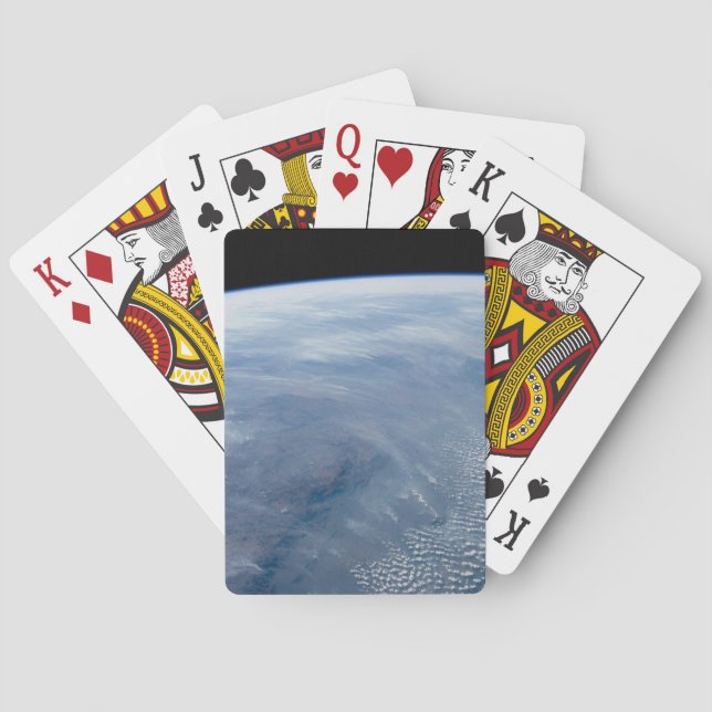 Baraja De Cartas Una Caída De Humo Sobre El Sur De África Tropical. (Reverso)