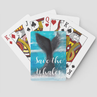 Baraja De Cartas Una cola de ballena - Salven a las ballenas