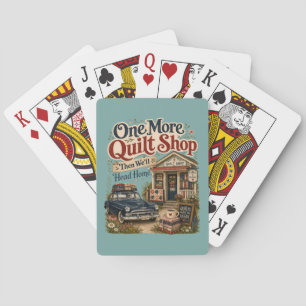 Baraja De Cartas Una escena de cottage vintage de una tienda de col