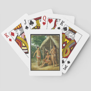 Baraja De Cartas Una familia del Carib de las islas de sotavento