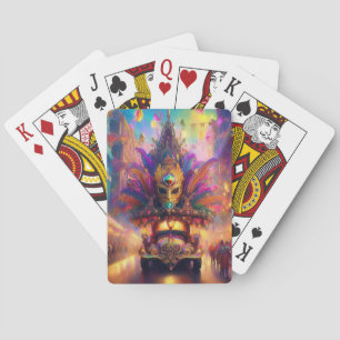 Baraja De Cartas Una Fantasía En El Desfile Del Mardi Gras