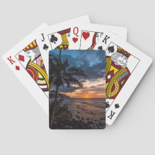 Baraja De Cartas Una hermosa puesta de sol