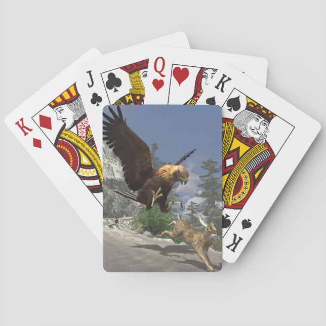 Baraja De Cartas Una liebre de oportunidad (Reverso)