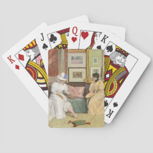 Baraja De Cartas Una llamada amistosa, 1895 (aceite en lona)
