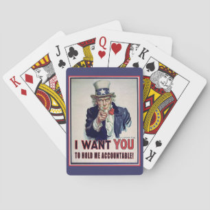 Baraja De Cartas Una mano para el tío Sam