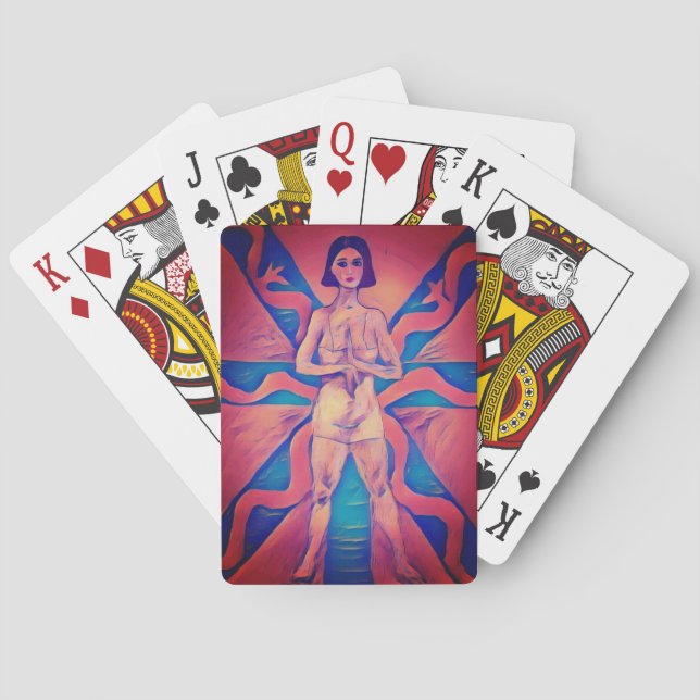 Baraja De Cartas Una mujer sabia (Reverso)