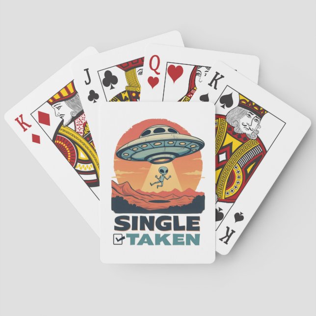 Baraja De Cartas Una nave espacial única que secuestra a Alien Vale (Reverso)