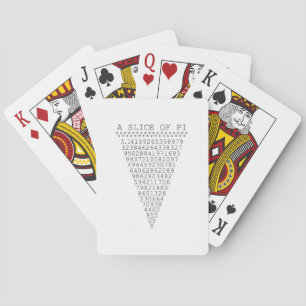 Baraja De Cartas Una parte de los números del pi
