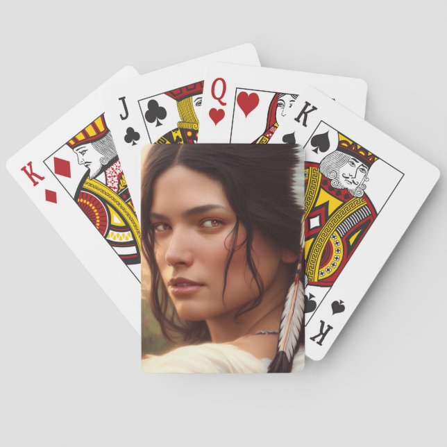 Baraja De Cartas Una pluma (Reverso)