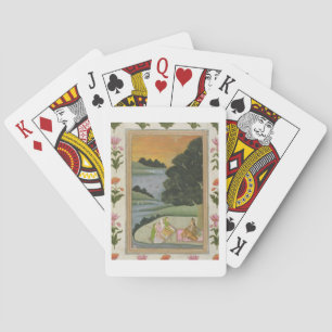 Baraja De Cartas Una princesa escuchando a mujeres músicas por un r