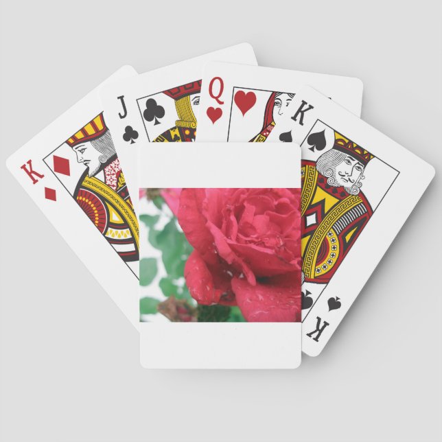 Baraja De Cartas Una rosa roja (Reverso)