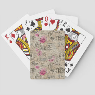 Baraja De Cartas Una serie de diseño de la época de la efiemera fra