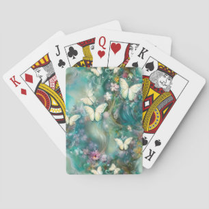 Baraja De Cartas Una serie de mariposas místicas Diseño 3