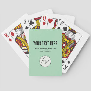 Baraja De Cartas Una simple plantilla de negocio personalizada en u