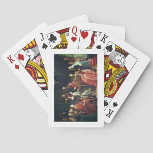 Baraja De Cartas Una tarde musical (aceite en lona)