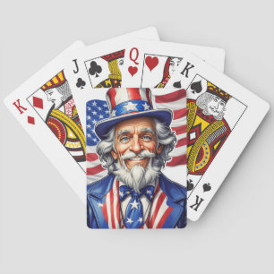 Baraja De Cartas Uncle Sam USA