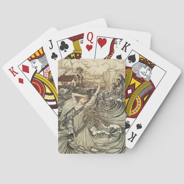 Baraja De Cartas Undine de Arthur Rackham (Reverso)