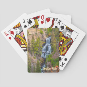 Baraja De Cartas Undine Falls Lava Creek Yellowstone National Park