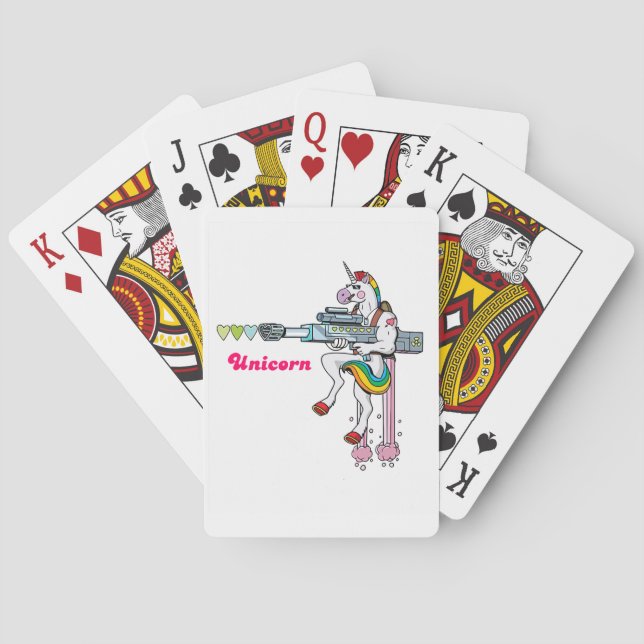 Baraja De Cartas Unicorn Playing Cards / Baralho Unicórnio (Reverso)