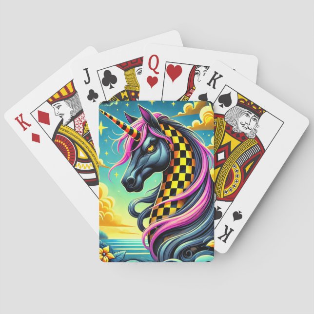 Baraja De Cartas Unicornio (Reverso)