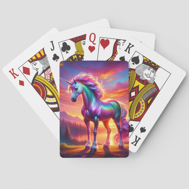 Baraja De Cartas Unicornio (Reverso)