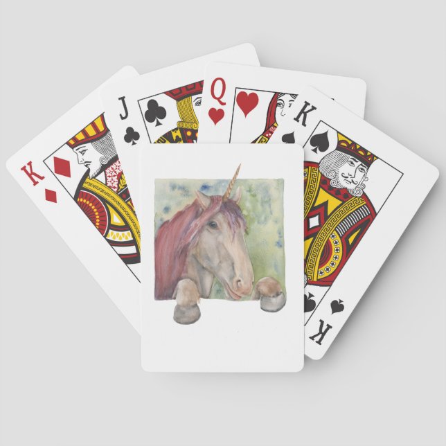 Baraja De Cartas Unicornio (Reverso)