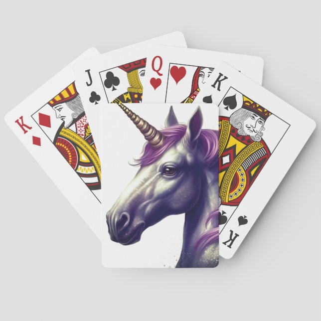 Baraja De Cartas Unicornio (Reverso)