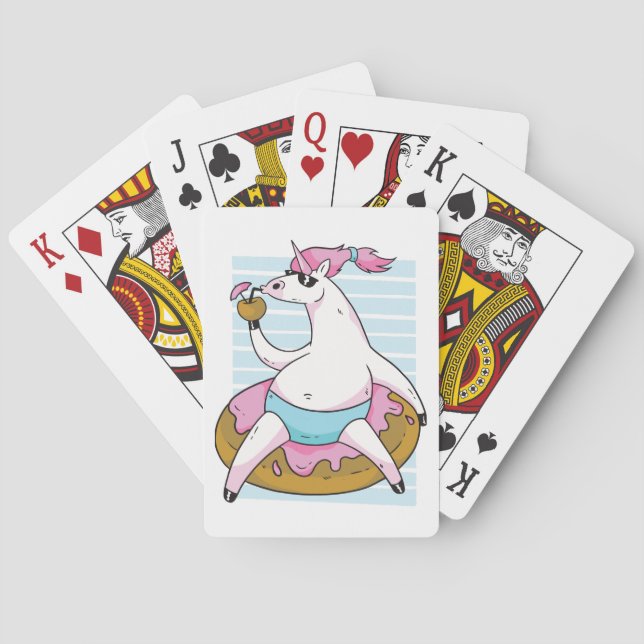 Baraja De Cartas Unicornio de verano (Reverso)