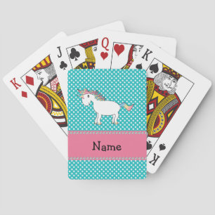 Baraja De Cartas Unicornio lindo conocido personalizado
