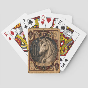 Baraja De Cartas Unicornio, Monstruos de Circo Antiguo