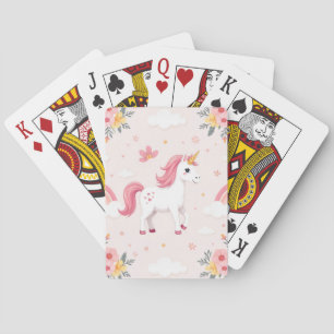 Baraja De Cartas Unicornios Soñadores, Arcoíris, Flores, Tierno